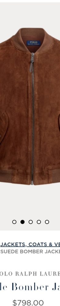 Ralph lauren bomber jacket for men